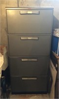 5ft 4-Pull Down Open Storage Vintage File Cabinet