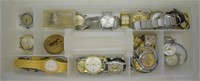 Storage / Tool Box w/ Vintage Watch Parts