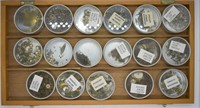 Assorted Pocket Watch Parts in Sorted Case