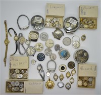 Lot of Vintage & Antique Wrist Watch Parts