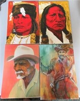 (4) Modern Native American Prints