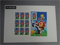 Sylvester & Tweety Postal Stamp Block