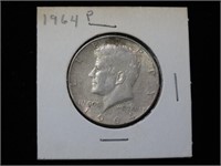 1964-P  Kennedy Silver Half Dollar