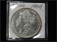 1904-P  Morgan Silver Dollar