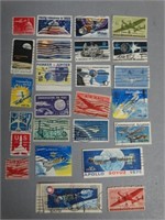 Lot of Postmarked Space & Aviation Stamps