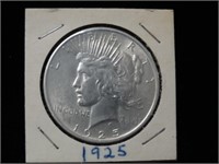 1925-P  Peace Silver Dollar