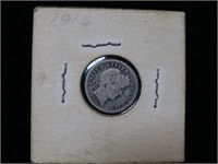 1916-P Barber Head Silver Dime