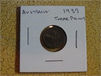 1939 Australia Three Penny Coin