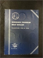 Book of Franklin Silver Half Dollars