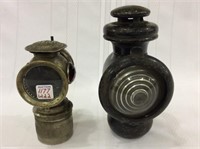 Lot of 2 Sm. Lanterns Including One Marked