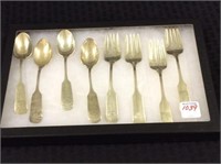 Collection of 8 Gorham Matching Sterling Silver