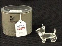 Swarovski Silver Crystal Scottie Dog Figurine