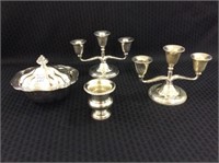 Group of 4 Silver Pieces Including