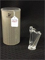 Swarovski Silver Crystal Harp w/ Original Box