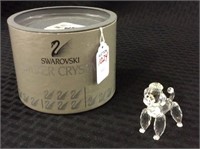 Swarovski Silver Crystal Poddle Figurine
