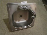 Stainless Sink, Faucet, and Hoses