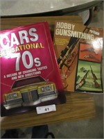Classic cars and Gun books