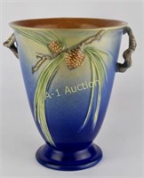 Roseville Blue Pine Cone Vase