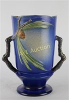 Roseville Blue Pine Cone Vase