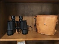 7 x 50 Carl Wetzlar Marine binoculars with case.