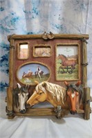 Mulitple Picture Frame w/ Horses NEW