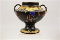 Large Art Deco Falcon Ware Hand Painted Urn