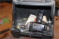 Corded drill & Wooden Box