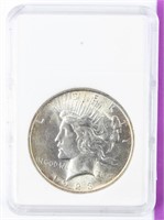 Coin 1923  Peace Silver Dollar Brilliant Unc.