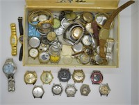 Misc. Group of Vintage Watches & Parts
