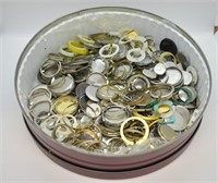 Large Lot of Watch Cases & Rims