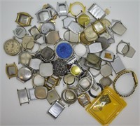 Meduim Grab Bag of Vintage Watch Parts, Cases