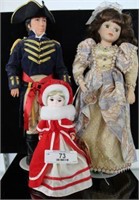 3 Collectible Dolls