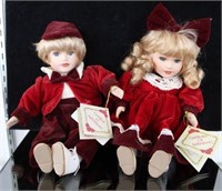 2 Collectors Choice Porcelain Dolls