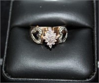 Marque Diamond Cluster Ring