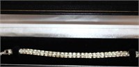 8 ct White Sapphire Bracelet