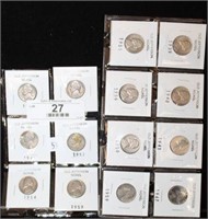 14 Old Jefferson Nickel's