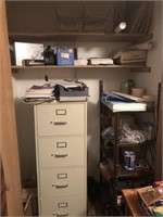 Contents of Closet - File Cabinet, Cameras, Etc