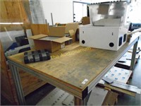 Custom fabricated shop table