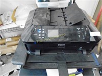Cannon Printer & rolling workstation table