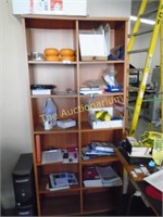 Storage display cabinet & contents