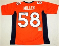 V. Miller #58 Autographed Jersey