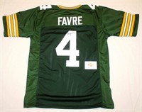 B. Favre #4 Autographed Jersey