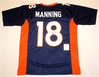 P. Manning #18 Autographed Jersey