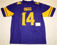 S. Diggs #14 Autographed Jersey