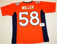 V. Miller #58 Autographed Jersey