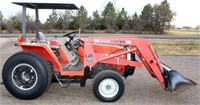 1998 MF 1250 Tractor w/GB 260 FE Loader