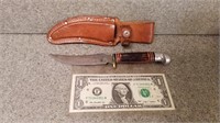 Vintage Western h40 stag handled hunting knife