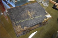 As Is Fabulous Holy Bible Circa 1858 With Brass