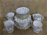 36 Piece Aynsley China Tea and Biscuit Set