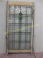 Matching 2 Color Stained Glass Window